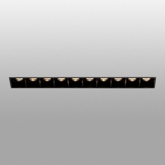 LED-uppovalaisin Troop Trimless, 10-lamppuinen