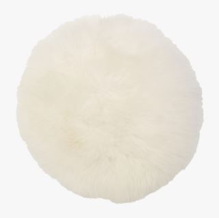 Longwool istuinalusta luonnonvalkoinen