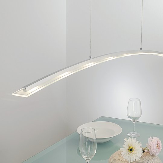 Juna LED-riippuvalaisin, 136 cm, korkeussäädettävä