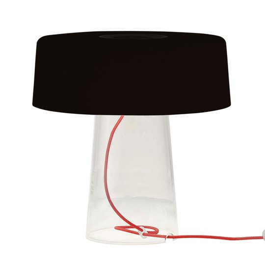 Prandina Glam pöytälamppu 36 cm musta