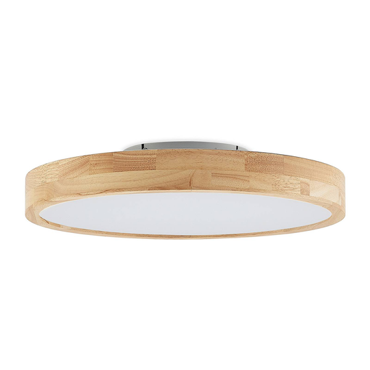 Lindby Lanira -LED-kattovalaisin tammea, 50 cm