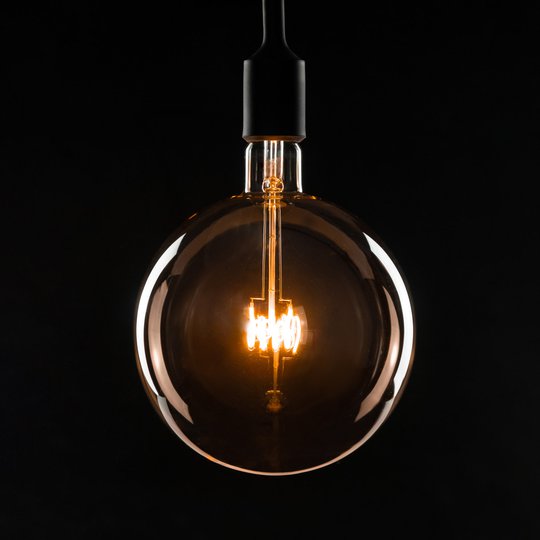 SEGULA LED-lamppu E27 8W G200 Curved kulta