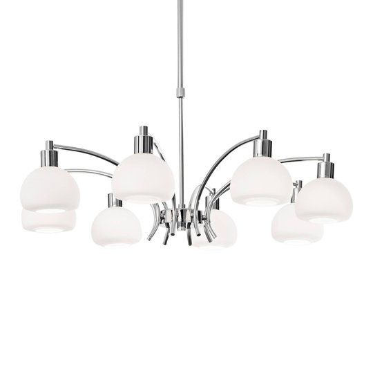 Riippuvalo Tokyo E14 Ø 78 cm, 8-lamppuinen