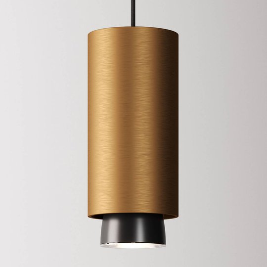 Fabbian Claque -LED-riippuvalaisin 20 cm pronssi