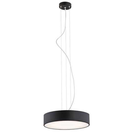 LED-riippuvalaisin Dayton, 1-lamp., Ø 35 cm musta