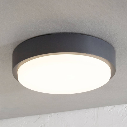 LED-ulkokattovalaisin Nermin, IP65, pyöreä