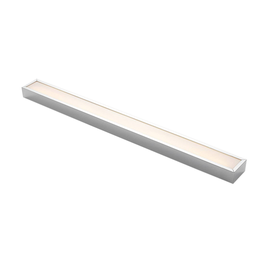 Lindby Layan LED-kylpyhuonevalaisin, kromi, 90 cm