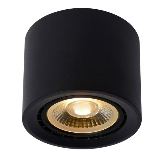 LED-kattovalaisin Fedler dim to warm, musta