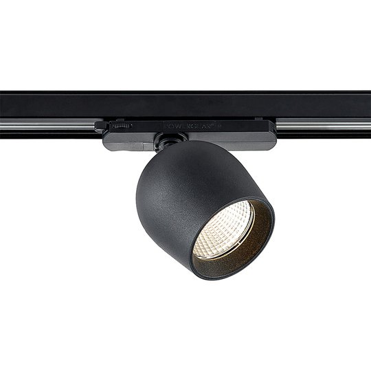 Arcchio Bauke LED-kiskokohdevalo musta 24W 3 000 K