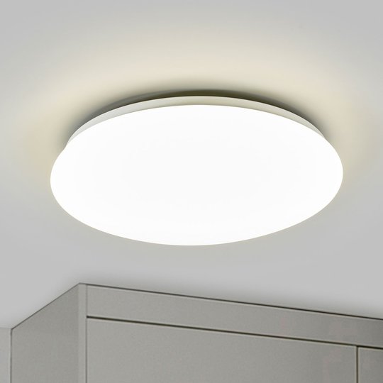 Valkoinen Suede-LED-kattovalaisin