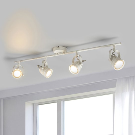 Valkoinen LED-katovalaisin Leonor, GU10
