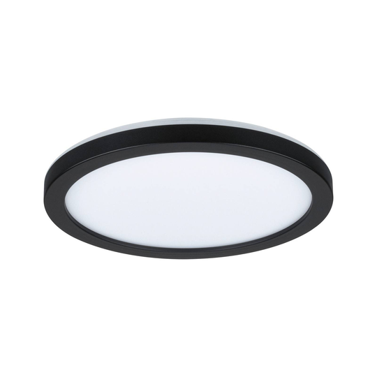 Paulmann Atria Shine -LED-paneeli Ø 19 cm musta