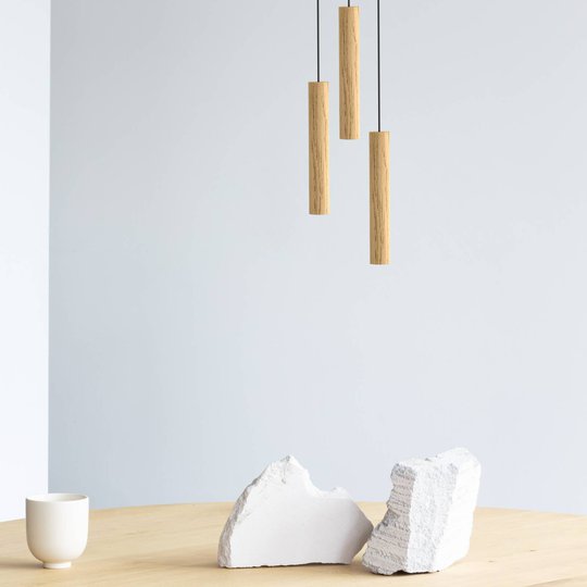UMAGE Chimes Cluster 3 riippuvalaisin vaalea tammi