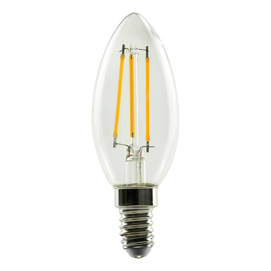 SEGULA-LED-kynttilälamppu E14 4,5W Filament kirkas