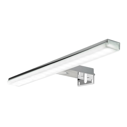 LED-peililamppu Pandora, kromi, leveys 30,8 cm
