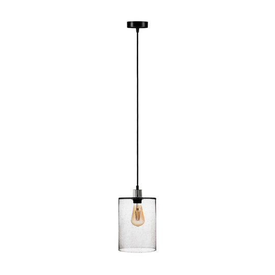 Soda-riippuvalo, lieriö, lasia, savu Ø 18 cm