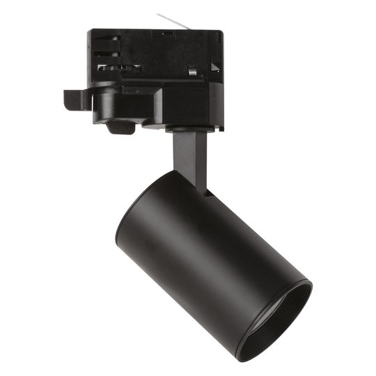 LED-spotti MarcoMini 3-vaihekiskoon, musta 2 800 K