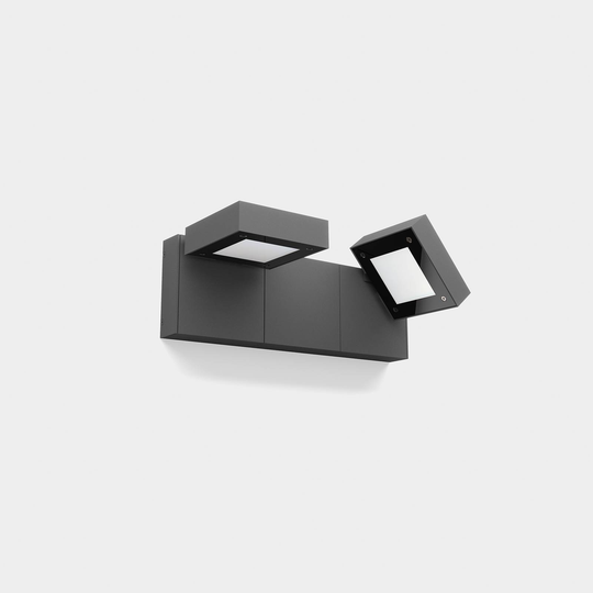 LEDS-C4 Modis -ulkolamppu 2x16,6W CCT antras. 43cm