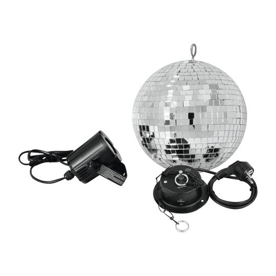 EUROLITE-peilipallosarja LED-kohdevalolla, Ø20 cm