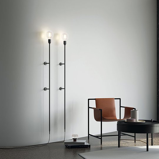 Modo Luce Geco seinälamppu 155cm musta pistoke
