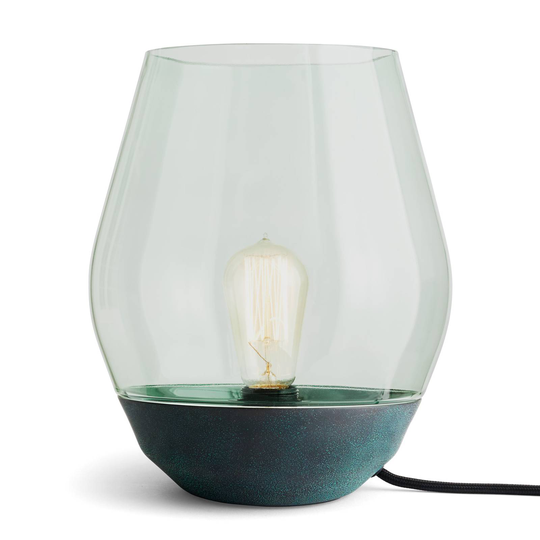 New Works Bowl -pöytävalaisin, kupari/savulasi