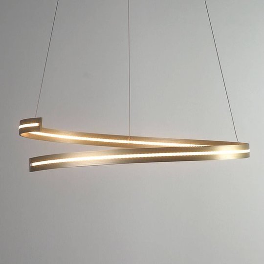 Bopp Break - LED-riippuvalaisin 70 cm vaalea kulta