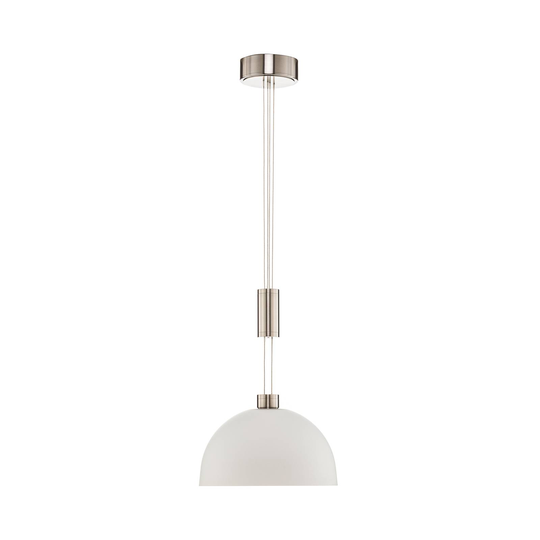 Rothfels Laurena-LED-riippuvalo, 1 lamppu, nikkeli