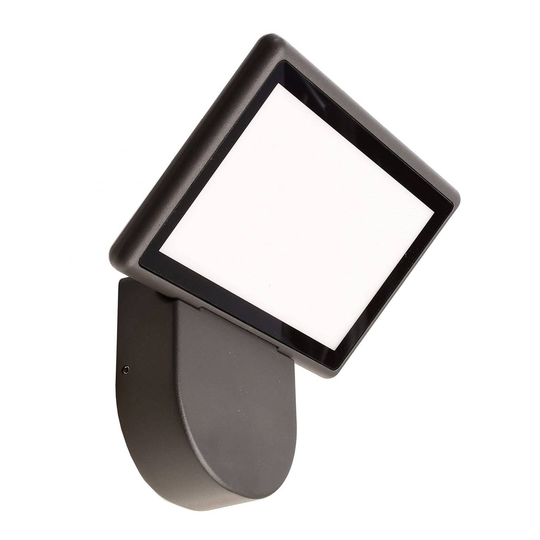 LED-ulkoseinälamppu Alkes S, leveys 20 cm