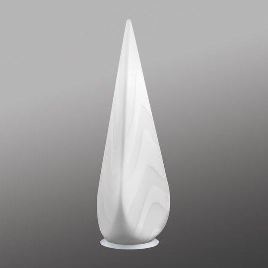 Alice-pöytävalaisin aaltokuviolla 70 cm