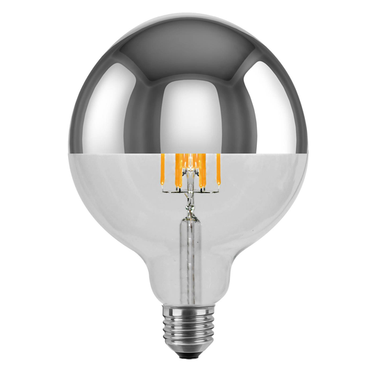 SEGULA LED-Globe E27 6,5W 927 pääpeili, hopea