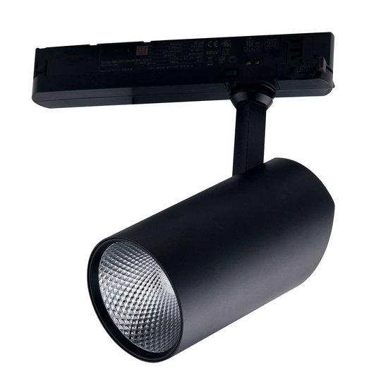 LED-kiskospotti Action 3 000K 20W musta