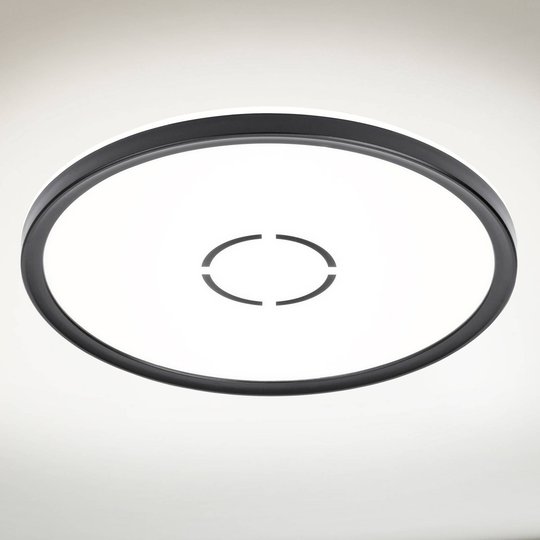 LED-kattovalaisin Free, Ø 29 cm, musta