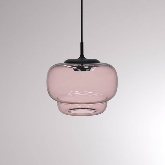 LOUM Canna -LED-riippuvalaisin Ø 21 cm, roosa