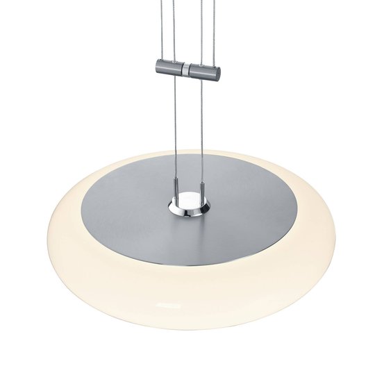 BANKAMP Centa riippuvalaisin 1-lamp 34 cm nikkeli