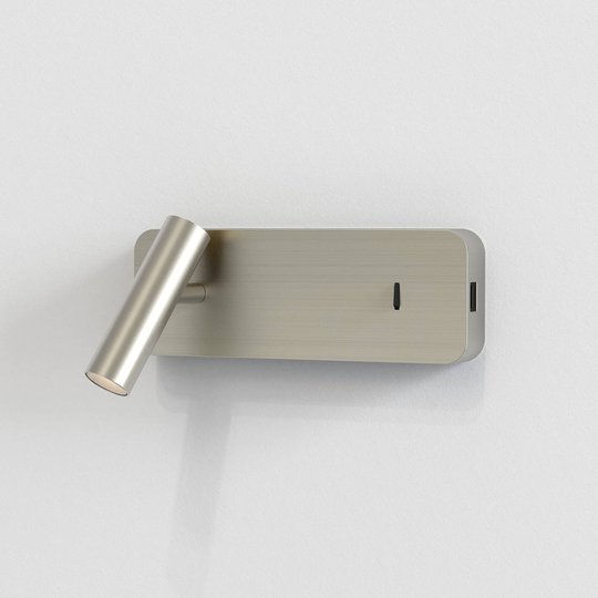 Astro Enna Surface USB -LED-seinävalaisin, nikkeli