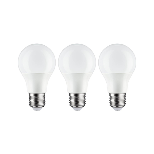 Paulmann LED-lamppu E27 8 W 2700K opaali 3 kpl