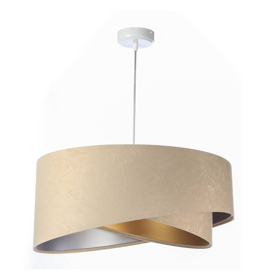 Riippuvalo Vivien 3-värinen beige, kulta, hopea