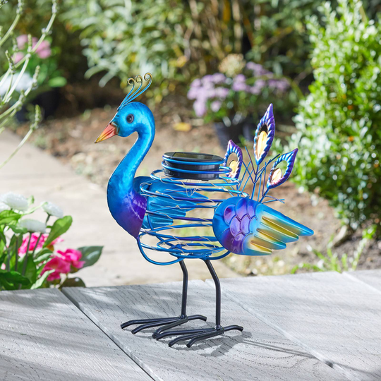 Peacock Spiralight - aurinkokäyttöinen LED-lamppu