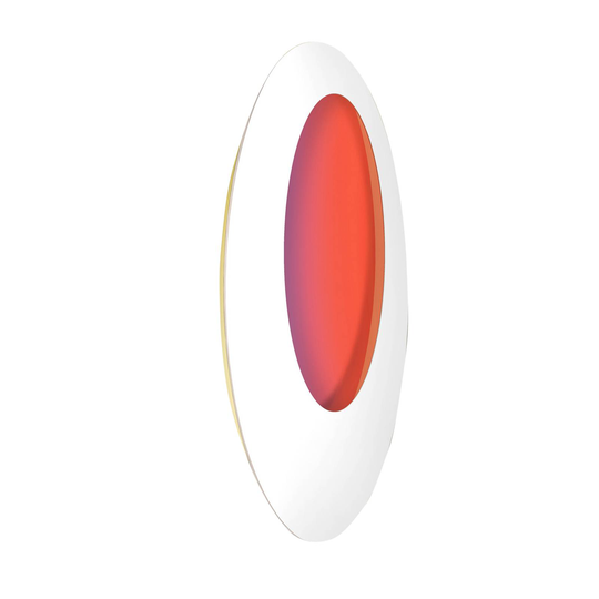 Escale Blade Open -LED-seinävalo RGBW valk. Ø95 cm