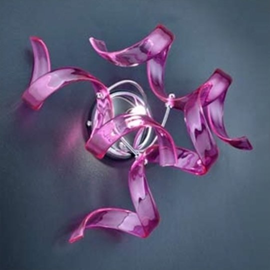 Ainutlaatuinen seinävalaisin Magenta