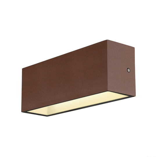 SLV Sitra -LED-ulkoseinävalo up/down 30cm ruoste