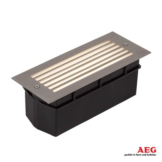 Wall LED-ulkoseinäuppovalaisin säleiköllä