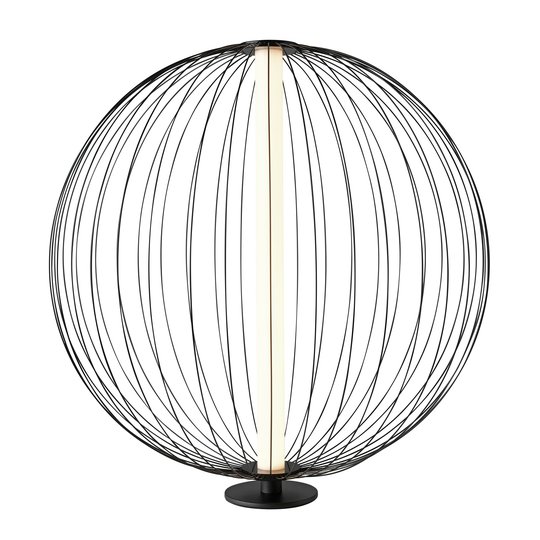LED-pöytälamppu Atomic, muutettava varjostin