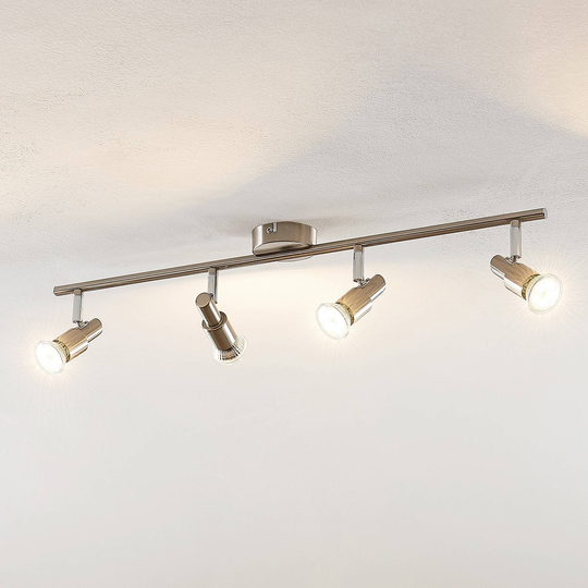 ELC Farida -LED-kohdevalo, nikkeli, 4-lamp.