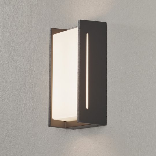 LED-ulkoseinälamppu Indus, antrasiitti