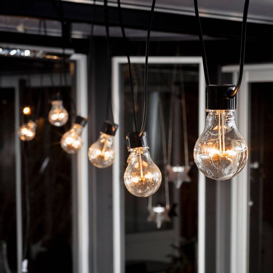 LED-valoketju Biergarten laajennus, meripihka