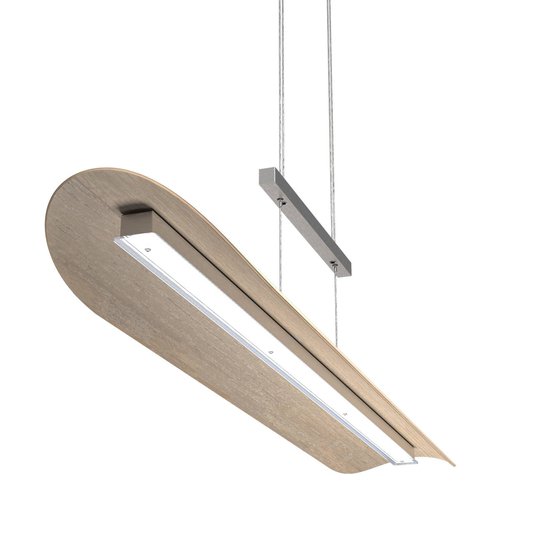 LED-riippuvalaisin Colombia XL, kalkittu tammi