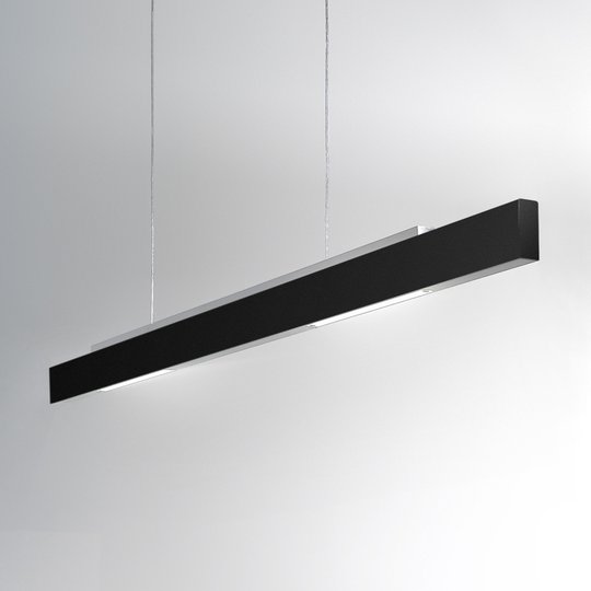 ICONE Tratto -LED-riippuvalaisin, 2-puolinen musta