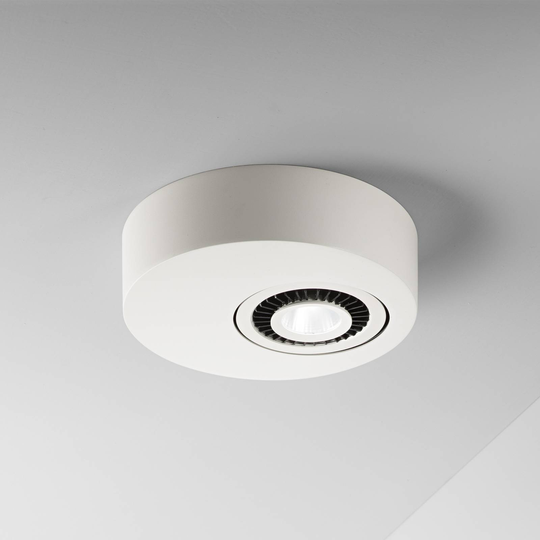 Egger Geo-LED-kattovalaisin LED-spotilla valkoinen