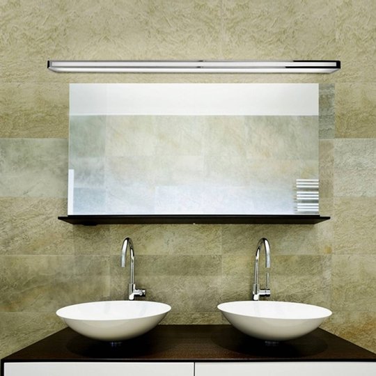 Arcos – monipuolinen seinävalaisin kromi, 150 cm